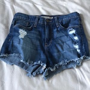 Flying monkey 🐒 blue jean shorts